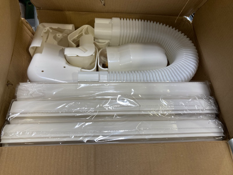 Photo 1 of HOXHA 3" W 10Ft L Mini Split Line Set Cover Kit Air Conditioners Decorative PVC Slim Line Cover for Central AC & Heat Pumps Systems Tubing Cover