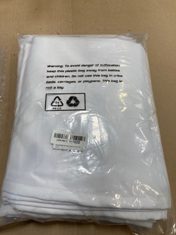 Photo 1 of BGment White 100% Blackout Curtains for Bedroom 72 Inch Length, Full Room Darkening Thermal Insulated and Noise Reducing Rod Pocket Bedroom Curtain, 2 Panels, Each 55 Inch Wide