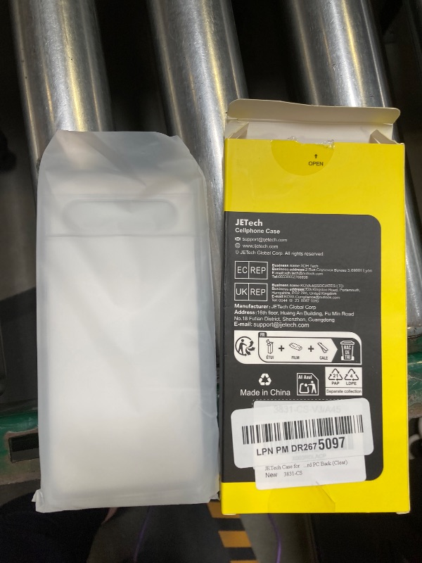 Photo 1 of JETech Case for Google Pixel 7a 6.1-Inch 2023, Non-Yellowing Shockproof Bumper Protective Phone Cover, Anti-Scratch Hard PC Back (Clear)