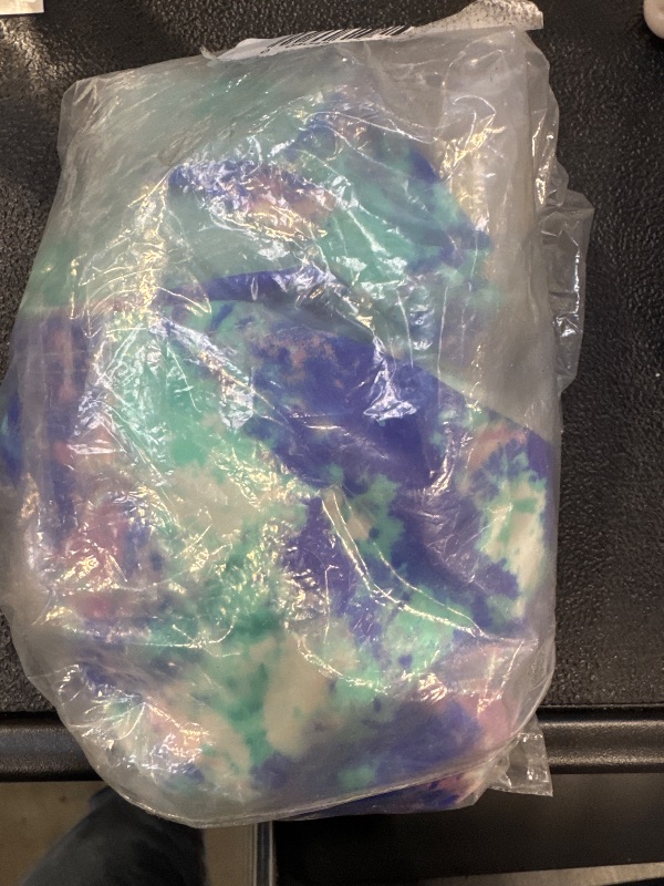 Photo 1 of Arizona Womens Neon Tie-Dye Tie Dye Hipster Bikini Swimsuit Bottom Juniors, Medium, Blue
