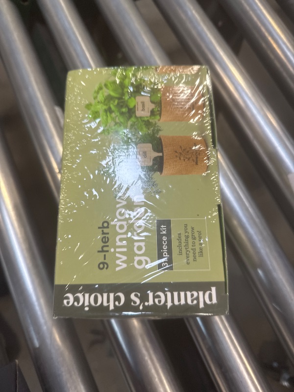 Photo 1 of 9 Herb Indoor Window Garden Kit - Mother's Day Gift - House Plants Seeds - Best Unique Gift Ideas for Women, Mom, Friend, Her, Birthday, Housewarming, Mother - New Home Kitchen Gifts