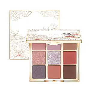 Photo 1 of Catkin Eyeshadow Palettes 9 Blendable Shades Smooth Long Lasting Eyeshadow Matte and Glitter Eye Makeup Highly Pigmented Makeup Palettes 