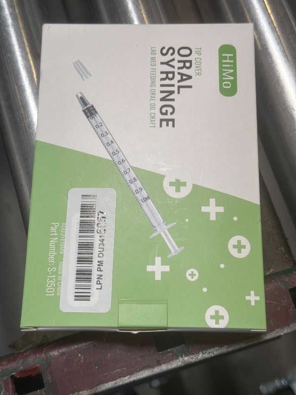 Photo 1 of 20 Pack 1ml Syringe with Cap for Liquid, 1cc Plastic Small Syringes with Cover, Non-Sterile, No Needle