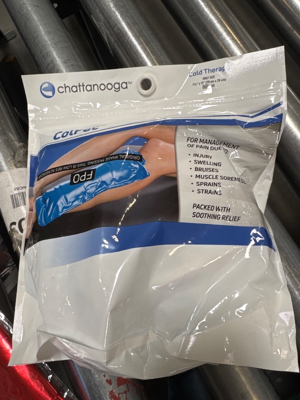 Photo 1 of Chattanooga ColPac - Reusable Gel Ice Pack - Half Size - 7.5 in x 11 in (19 cm x 28 cm) - Cold Therapy - Knee, Arm, Elbow, Shoulder, Back - Aches, Swelling, Bruises, Sprains, Inflammation
