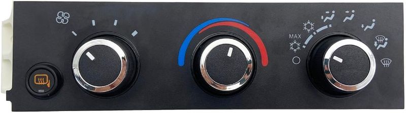 Photo 1 of Cheriezing 599-294 Front A/C Heater Climate Control Module with Heated Mirro Option Compatible with Express & Savana 1500 2500 3500 Air Conditioning Climate Control Panel
