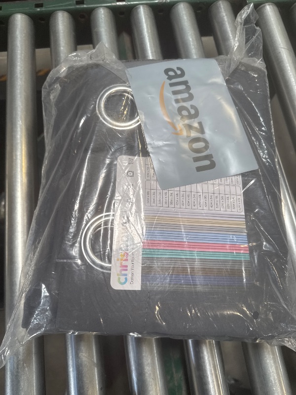 Photo 1 of ChrisDowa 100% Blackout Curtains 63 inch Long for Bedroom with Black Liner, 2 Thick Layers Total Blackout Thermal Insulated Grommet Window Curtains 2 Panels Set (Dark Grey, 38 x 63 Inch)