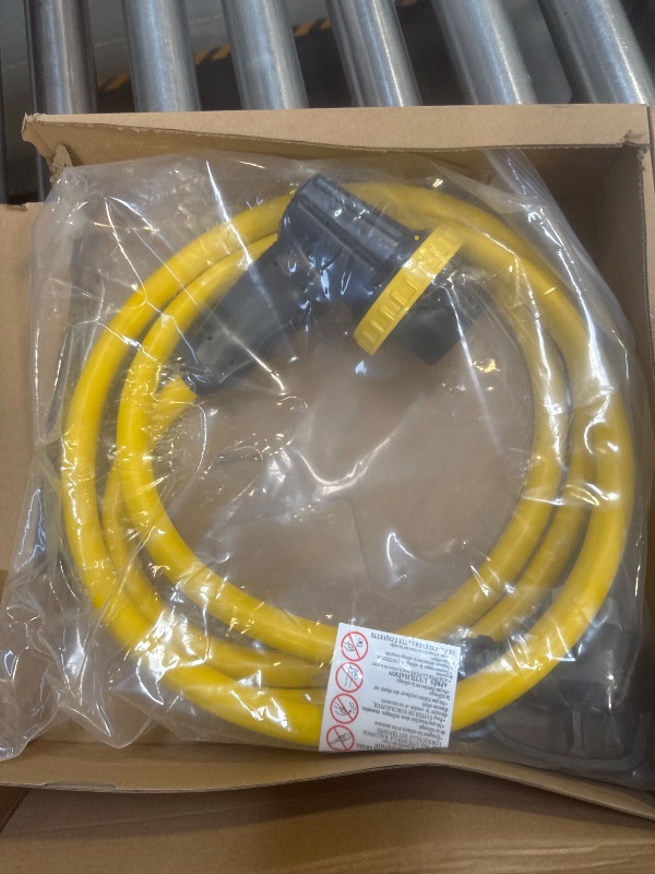 Photo 1 of Kanayu 10ft 30 Amp RV Adapter RV Extension Cord with Locking Connector Plug NEMA TT-30P to L5-30R, Generator Extension Power Cord Adapter Plug with 90° Grip Handle, 10AWG/3C STW, ETL Listed