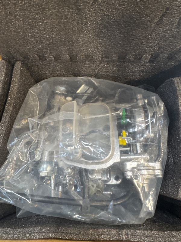 Photo 1 of Niyako 2 - Barrel Carburetor for T'oyota Pickup 22R Engine (1981-1986, First Six Months of 1987) with Round Plug Connector and Automatic Choke TOY-505 TOY-507 (35290/2.4L 2366cc/ C4036)