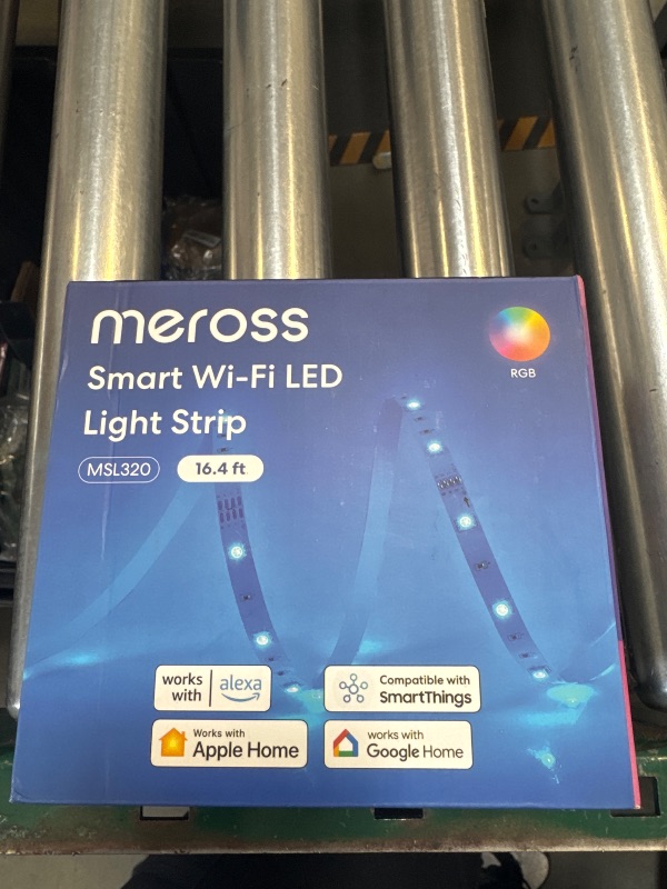 Photo 1 of meross Smart LED Strip Lights, 16.4ft WiFi Strip Work with Apple HomeKit, Alexa, Google Home, and SmartThings, 16 Million Colors with App Control and RGB LED Lights for Bedroom, Living Room, Kitchen