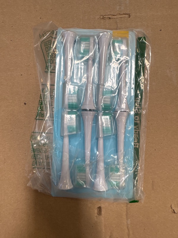 Photo 1 of Replacement Toothbrush Heads Compatible with Aquasonic Duo Pro Series and Vibe Series - 8 Pack Electric Brush Heads Compatible with Aqua Sonic Black Series and Black Series Pro (White)