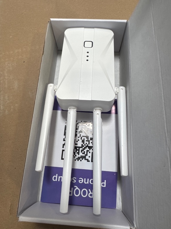 Photo 1 of WiFi Extender Signal Booster, 2025 WiFi Extender AC1200Mbps Dual Band (5.8GHz/2.4GHz), WiFi Booster with Ethernet Port for Home Covers up to 10000 Sq.ft, Compatible with More Devices