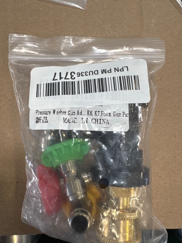 Photo 1 of Pressure Washer Gun Adapter 1/4'' Quick Connect Fitting Spray Nozzle Tips Sets Multiple Degrees Brass Female Pressure Washer Accessories Only Compatible Karcher K2, K3, K4, K5, K6, K7,Foam Gun Parts