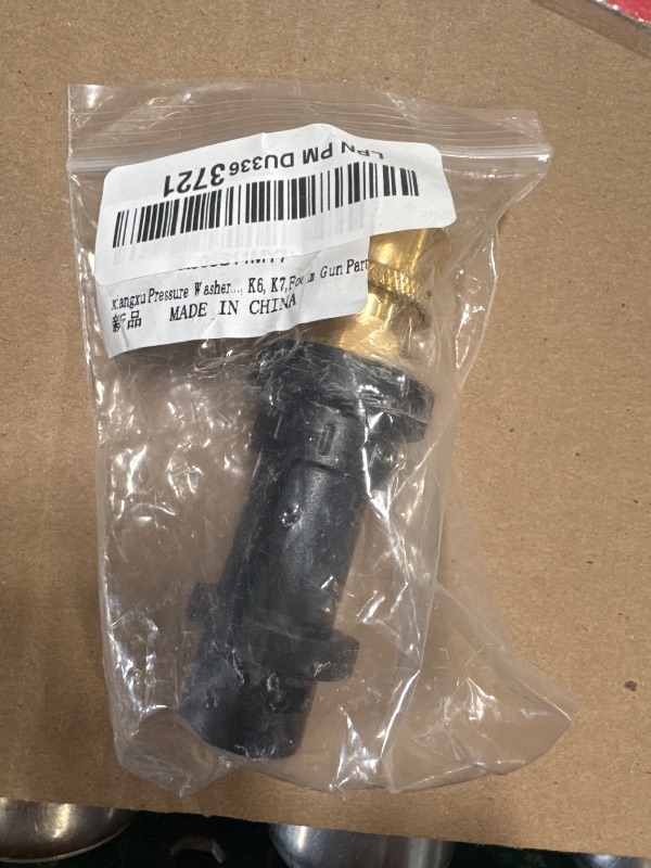 Photo 1 of xiangxu Pressure Washer Gun Adapter to 1/4'' Quick Connect Fitting, Only Compatible Karcher K2, K3, K4, K5, K6, K7,Foam Gun Parts