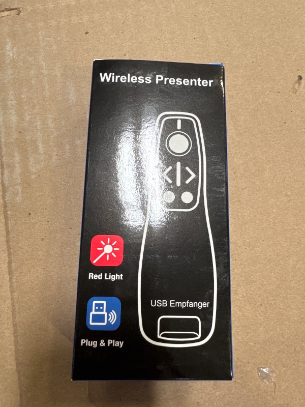 Photo 1 of 2-in-1 USB Type C Presentation Clicker Wireless Presenter Remote for PowerPoint, Powerpoint Clicker with Volume Control PowerPoint Slide Advancer for Mac, Computer, Laptop-E600