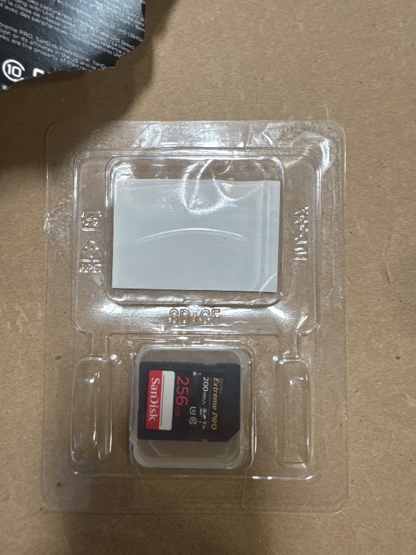 Photo 1 of SanDisk 256GB Extreme PRO SDXC UHS-I Memory Card - C10, U3, V30, 4K UHD, SD Card - SDSDXXD-256G-GN4IN, Dark gray/Black
