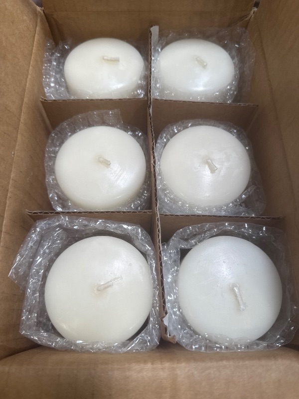 Photo 1 of Simply Soson 2.5x6 inch Ivory Pillar Candles - Set of 6 Tall Emergency Candles