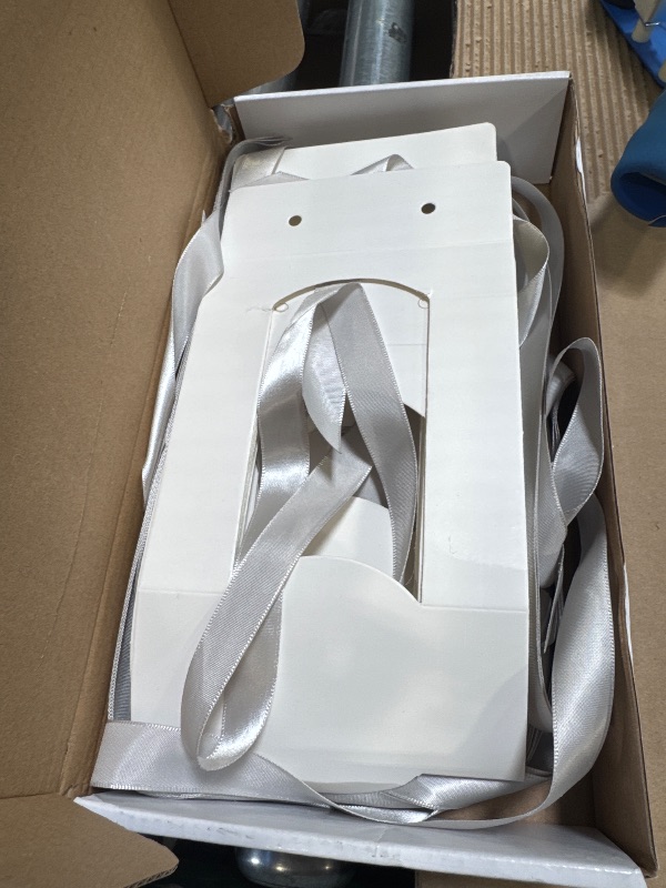 Photo 1 of Kosiz 36 Pcs Mug Boxes Sublimation Coffee Mugs Gift Bags with Window Packaging Storage Box for Shipping Selling Mother's Day Graduation Gift Packaging Wrapping(for 15oz Mug,White, Silver)