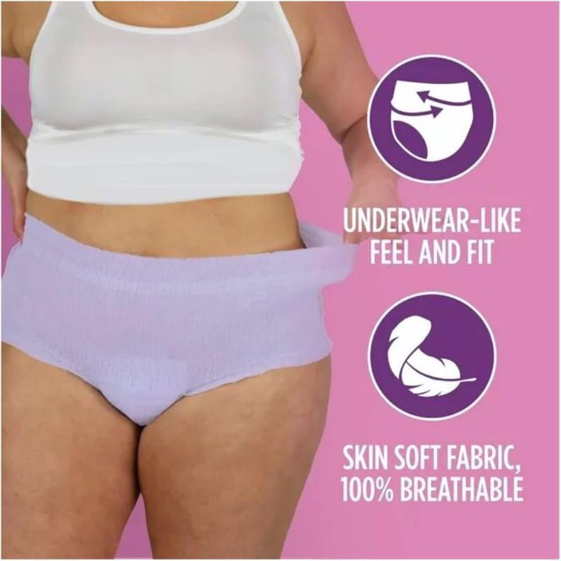 Photo 1 of Assurance Women's Incontinence & Postpartum Underwear, XS- 18 COUNT Maximum Absorbency