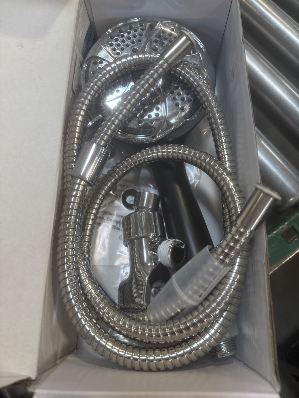 Photo 1 of FEELSO Filtered Shower Head with Handheld, High Pressure 7-Spray Showerhead with Filters for Hard Water - Remove Chlorine, Reduce Dry Itchy Skin, Anti-clog Nozzles, Power Wash to Clean Tub, Tile & Pet