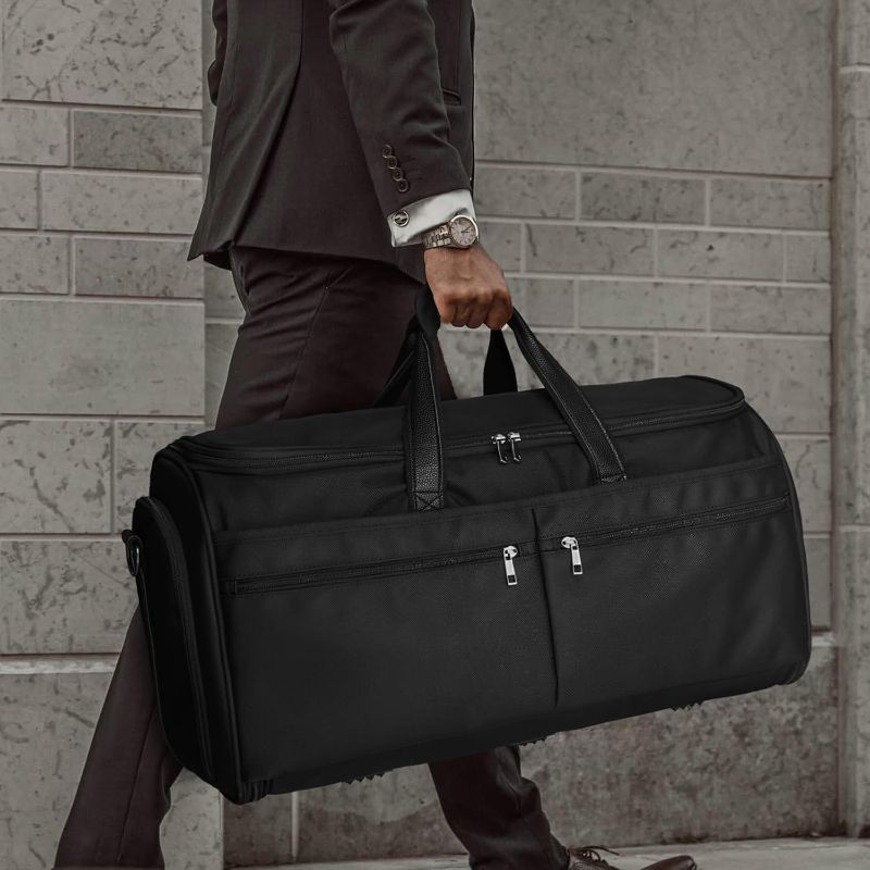 Photo 1 of TRITOUR Garment Duffle Bag Garment Bag Duffle Bag for Travel Convertible Carry on Bag