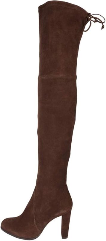 Photo 1 of Womens Brown Suede Knee-high  Boots Size 7
