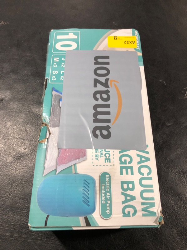 Photo 1 of 10 Vacuum Storage Bags with Electric Pump, Vacuum Sealed Storage Bags (2Jumbo/2Large/3Medium/3Small), Space Saver Vacuum Seal Bags for Clothing, Comforters, Pillows, Towel, Blanket Storage, Bedding
