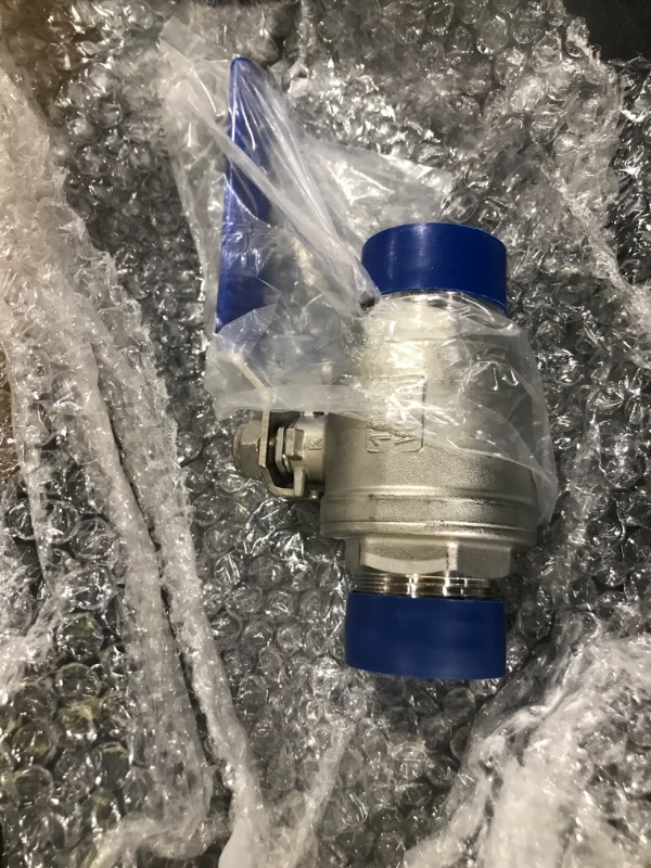 Photo 1 of 1Pcs 1'' Ball Valve, Heavy Duty Male NPT (MNPT) X Male NPT (MNPT) Thread with Long Handle Switch, Stainless Steel NPT Full Port Forged 1" Ball Valve for Water Oil and Gas, 1000 WOG