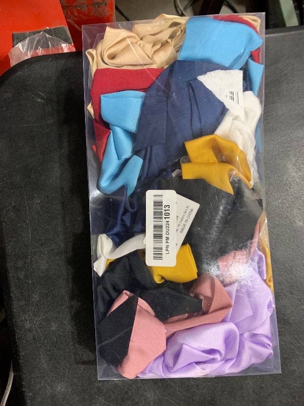 Photo 1 of 10 PCS Large Hair Ribbon Barrettes with Long Tails for Women & Girls, TOKUFAGU Vintage French Hair Accessories - Bow Clips in 10 Colors (Set A)