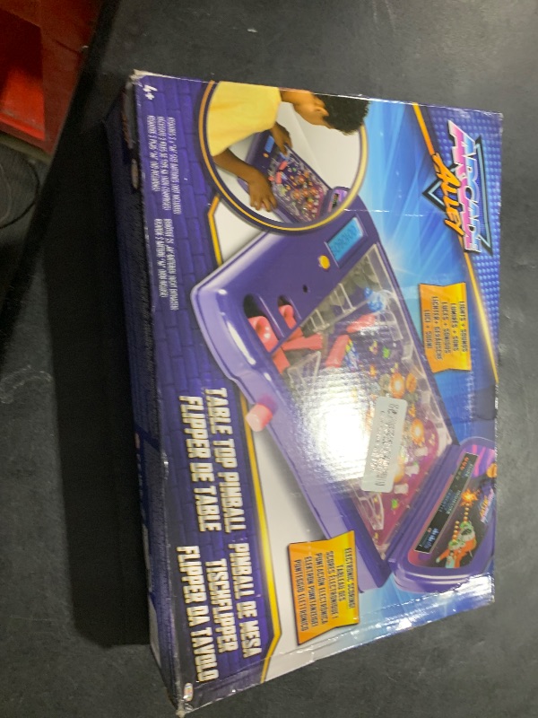 Photo 1 of Arcade Alley Games Table Top Pinball Fun Family Indoor Playroom Game