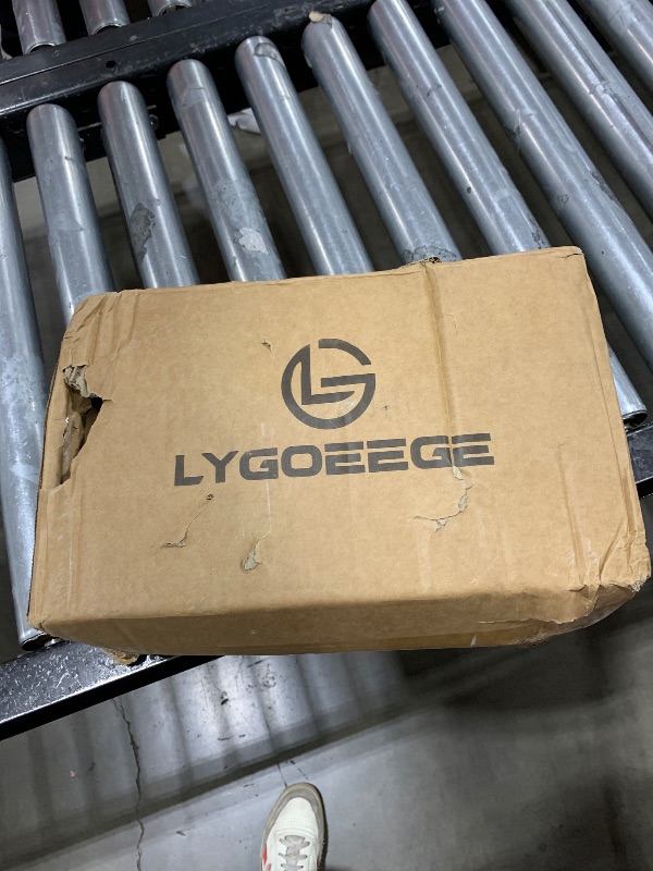 Photo 1 of Lygoeege Swivel Heavy Duty Caster Wheel, 6 Inch*2, 800lb Capacity, Black Rim, Solid Rubber, Cast Iron,Brake Casters,Outdoor, Flat Free for Carts, Dolly, Workbench,Trolley,DIY Tools