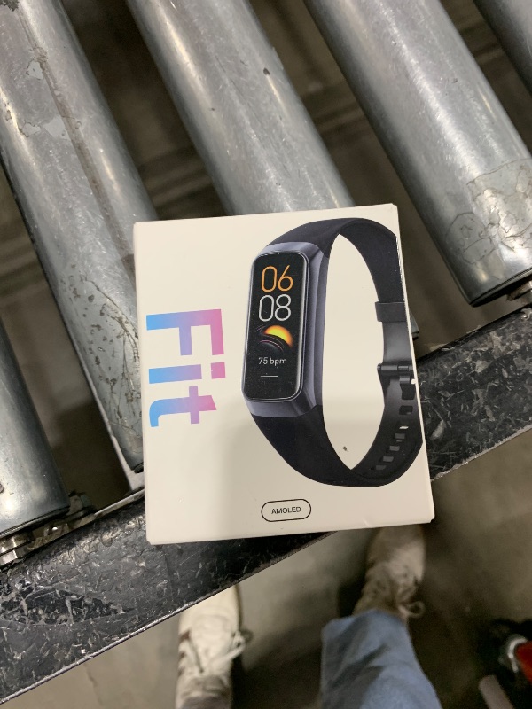 Photo 1 of Fitness Tracker with Step Counter/Calories/Stopwatch, Activity Tracker, Health Tracker with Heart Rate Monitor, Sleep Tracker,1.10''AMOLED Touch Color Screen, Pedometer Watch for Women Men