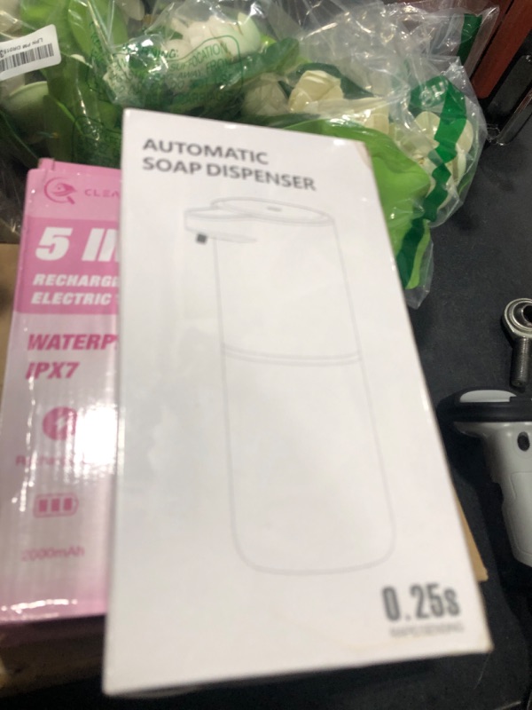 Photo 1 of 2 Pack Automatic Soap Dispensers,13.4oz/380ml USB Touchless Automatic Foaming Soap Dispenser,Rechargeabled Wall Mounted Smart Soap Dispenser for Bathroom Kitchen Dish Soap
