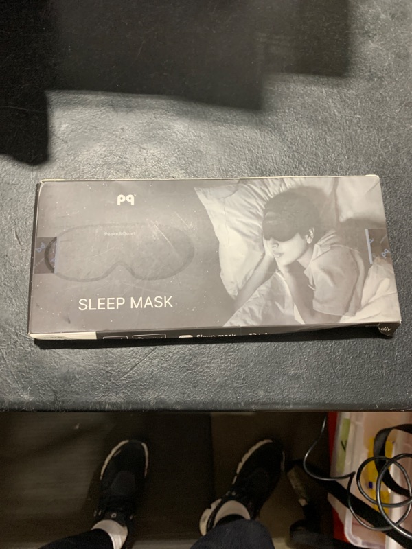 Photo 1 of PQ Sleep Mask for Side Sleepers - 3D Contoured Light Blocking Sleeping Mask for Women and Men, Lightweight & Soft Eye Shade Cover for Deep Rest with Adjustable Strap, Premium Quality (RED)