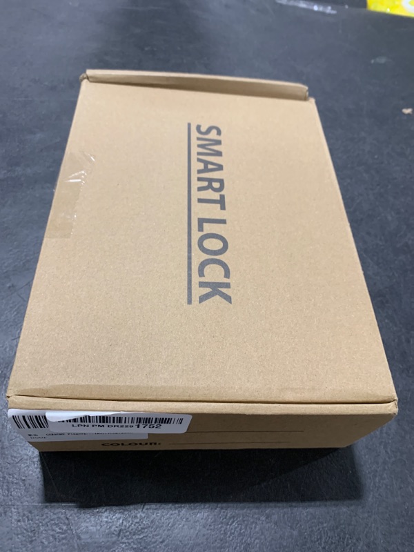 Photo 1 of GEKRONE Fingerprint Smart Lever Lock TUYA APP Control Keyless Entry Bluetooth Touchscreen Indoor Handle Biometric Electronic Digital Door Knob with Keypad Suitable for Hotel Office Apartment Bedroom