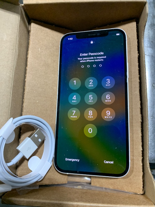 Photo 3 of Apple iPhone 12, 128GB, White - Fully Unlocked (Renewed)