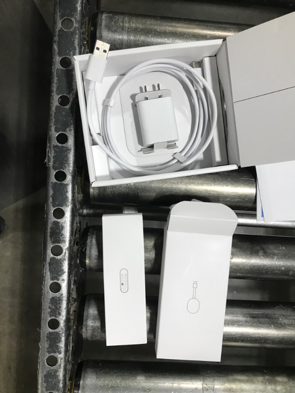 Photo 1 of Google Chromecast with Google TV (4K)- Streaming Stick Entertainment with Voice Search - Watch Movies, Shows, and Live TV in 4K HDR - Snow