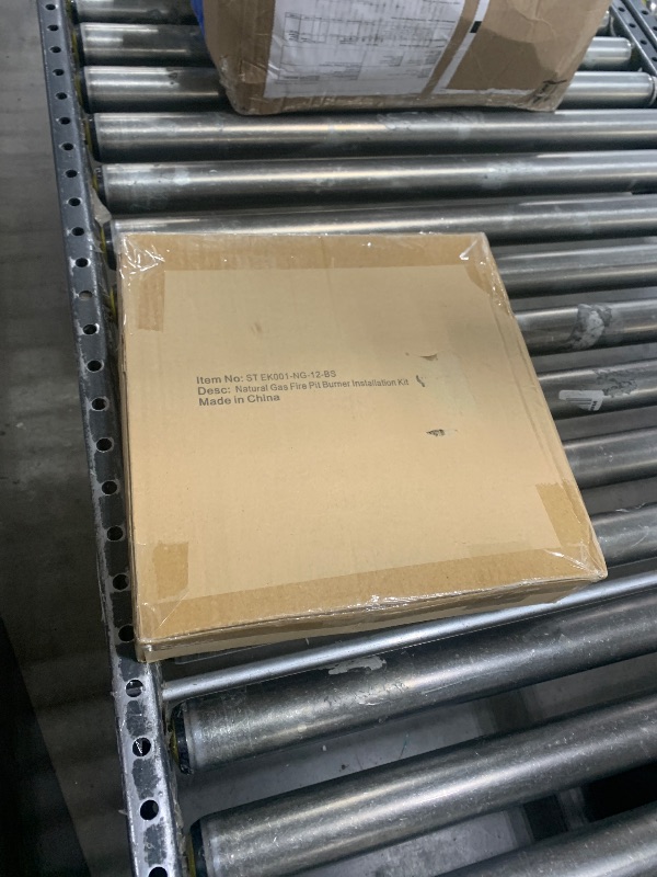 Photo 1 of Stanbroil Natural Gas Fire Pit Burner Ring Installation Kit, Black Steel, 12-inch