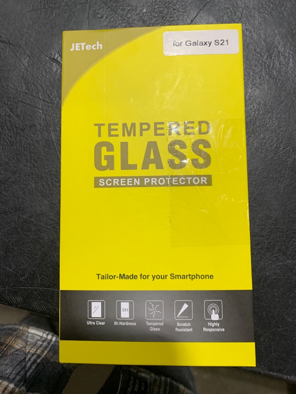 Photo 1 of JETech Screen Protector for Samsung Galaxy S21 6.2-Inch with Camera Lens Protector, Easy Installation Tool, Tempered Glass Film, HD Clear, 2-Pack Each