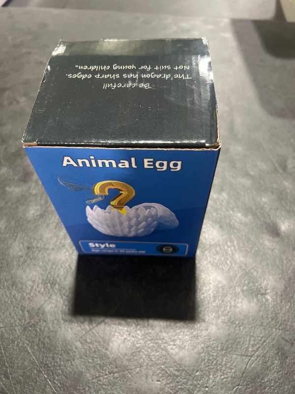 Photo 1 of Flavery 3D Printed Flying Dragon in Egg - Red Mix Blue - Surprise Easter Egg with Flexible Winged Dragon Inside, Mystery Beautiful Fidget Toy, Birthday Gift, Desk Figure Decor (Red Mix Blue)