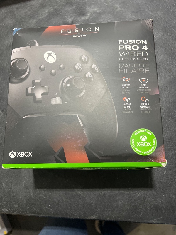 Photo 1 of PowerA FUSION Pro 4 Wired Controller for Xbox Series X|S, gamepad, wired video game controller, gaming controller, works with Xbox One and Windows 10/11