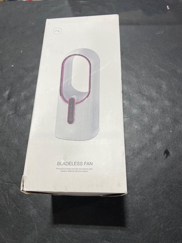 Photo 1 of KONSIDEN Desk Fan Bladeless, 11.8 Inch Office Fan Small, Quiet, 3 Speed Adjustment, Touch Control, Easy to Clean, Desk Fans Small Quiet, Ideal for Office, Living Room, Bedroom