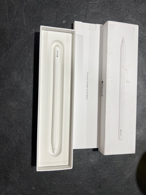 Photo 1 of Apple Pencil (2nd Generation): Device Compatibility Check Required - Pixel-Perfect Precision, Perfect for Note-Taking, Drawing, and Signing documents. Attaches, Charges, and Pairs magnetically.