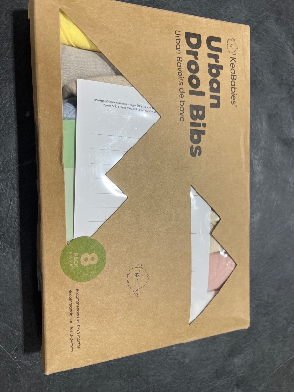 Photo 1 of 8-Pack Organic Baby Bibs for Boys, Girls - Soft Cotton Drooling and Teething Bibs for Baby Girl & Boy, Extra Absorbent, Easy To Clean & Put On for Toddler, Newborn, Infant 0-24 Months (Dawn)