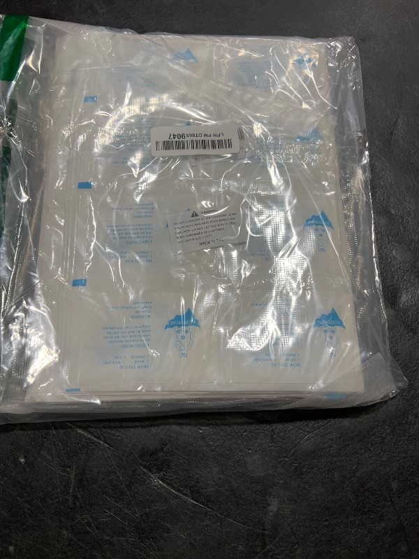 Photo 1 of AUZPFRUM Reusable Ice Packs for Shipping & Coolers Dry Ice for Shipping Frozen Food Cold Pack for Lunch Bags, Long Lasting Cold Ice Pack Sheets for Transport Food (10 Sheets x 16 Cells)