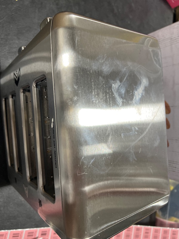 Photo 1 of WUNLY 4 Slice Toaster, Touchscreen & Dual Independent Control Panel?5 Basic Functions & Digital Countdown Toasters, 6 Shade Settings?6 Bread Types, Smart Bread Toaster Mute/Screen-Off ?Stainless Steel