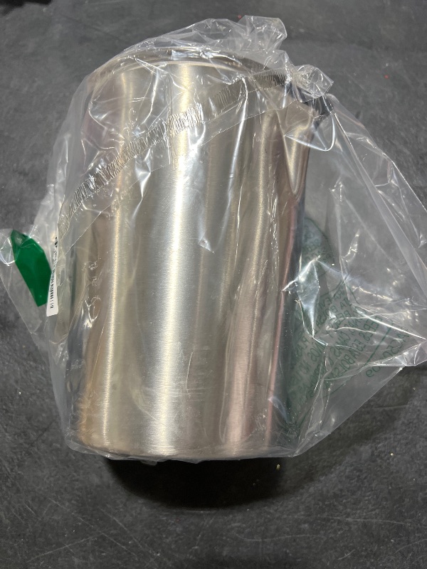 Photo 1 of Consfly Stainless Steel Measuring Cup with Lid 2L 70 OZ, Large Mouth Graduated Beakers Metal Pitcher with Marking and Handle