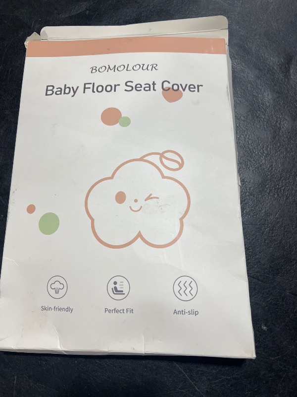 Photo 1 of BOMOLOUR Seat Cover Compatible with Bumbo Seat & Nuby Seat, Baby Floor Seat Cover for Boys Girls, Upgrade Fabric, Extra Soft Breathable, New Designed, Anti-Slip, Cover Only, Blue Dinosaur