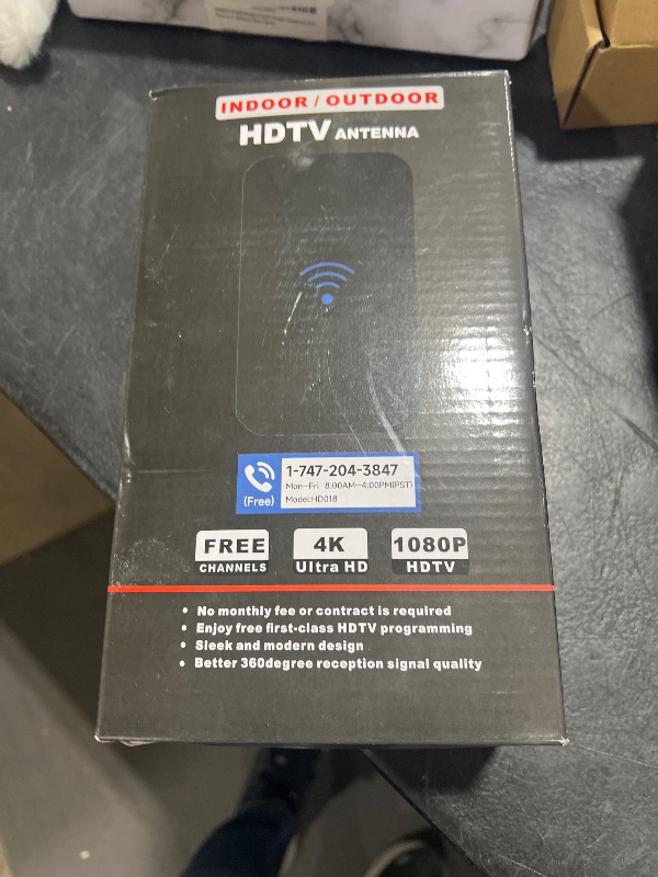 Photo 1 of 2025 Upgraded TV Antenna Indoor, 2200+ Miles Range Digital Antenna for Smart TV Indoor, HD Antenna for Local Channels with Amplifier, Outdoor Antenna Support 8K 4K 1080p All TVs -38FT Coax Cable