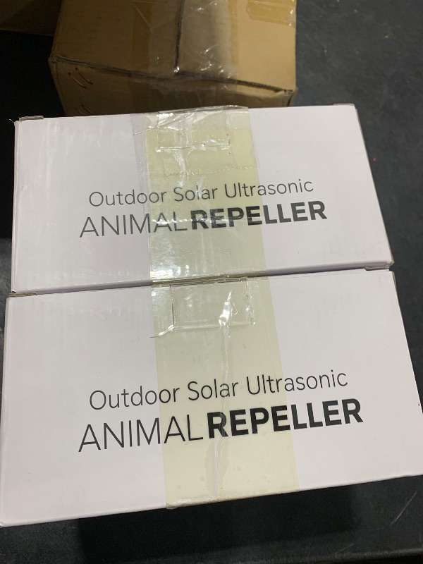 Photo 1 of 2025 Upgraded Solar Ultrasonic Animal Repellent Cat Repellent Outdoor Squirrel Repellent Deterrent Motion Detection to Scare Deer Rabbit Raccoon Dog Skunk Repellent for Yard Garden Farm(2Pack)