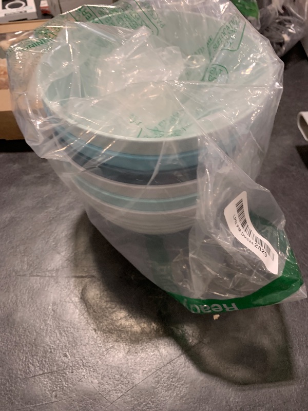 Photo 1 of ?6 Pcs?Unbreakable Mixing Bowls Unbreakable Salad Bowls, 68 Ounces Microwave and Dishwasher Safe BPA-Free Serving Bowls for Cereal,Salad,Soup,Ramen,Noodle,Oatmeal,Snack Apply to Kitchen,Freezer